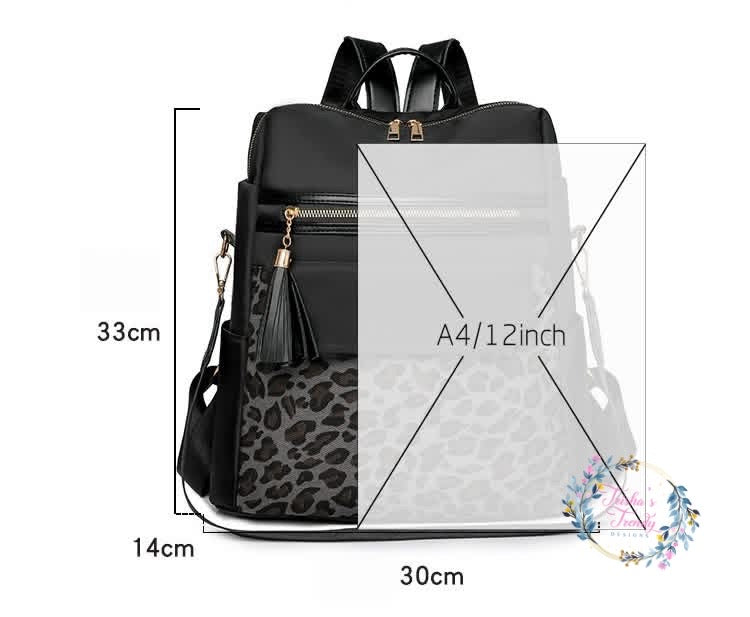 PREORDER: Two Tone Leopard Backpacks