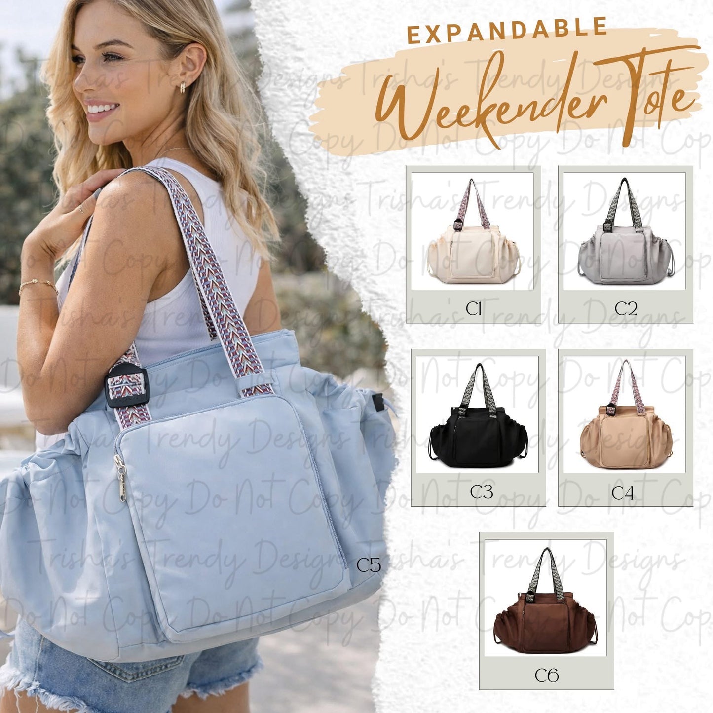 PREORDER: The Expandable Weekender Tote