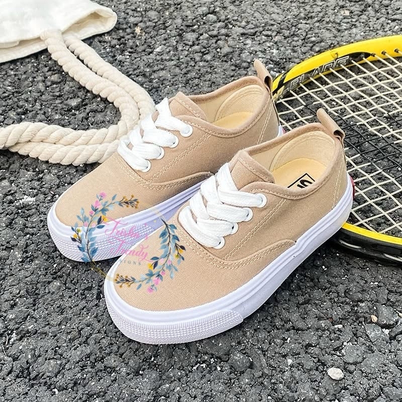 PREORDER: Kid's Cavas Lace-up Shoes