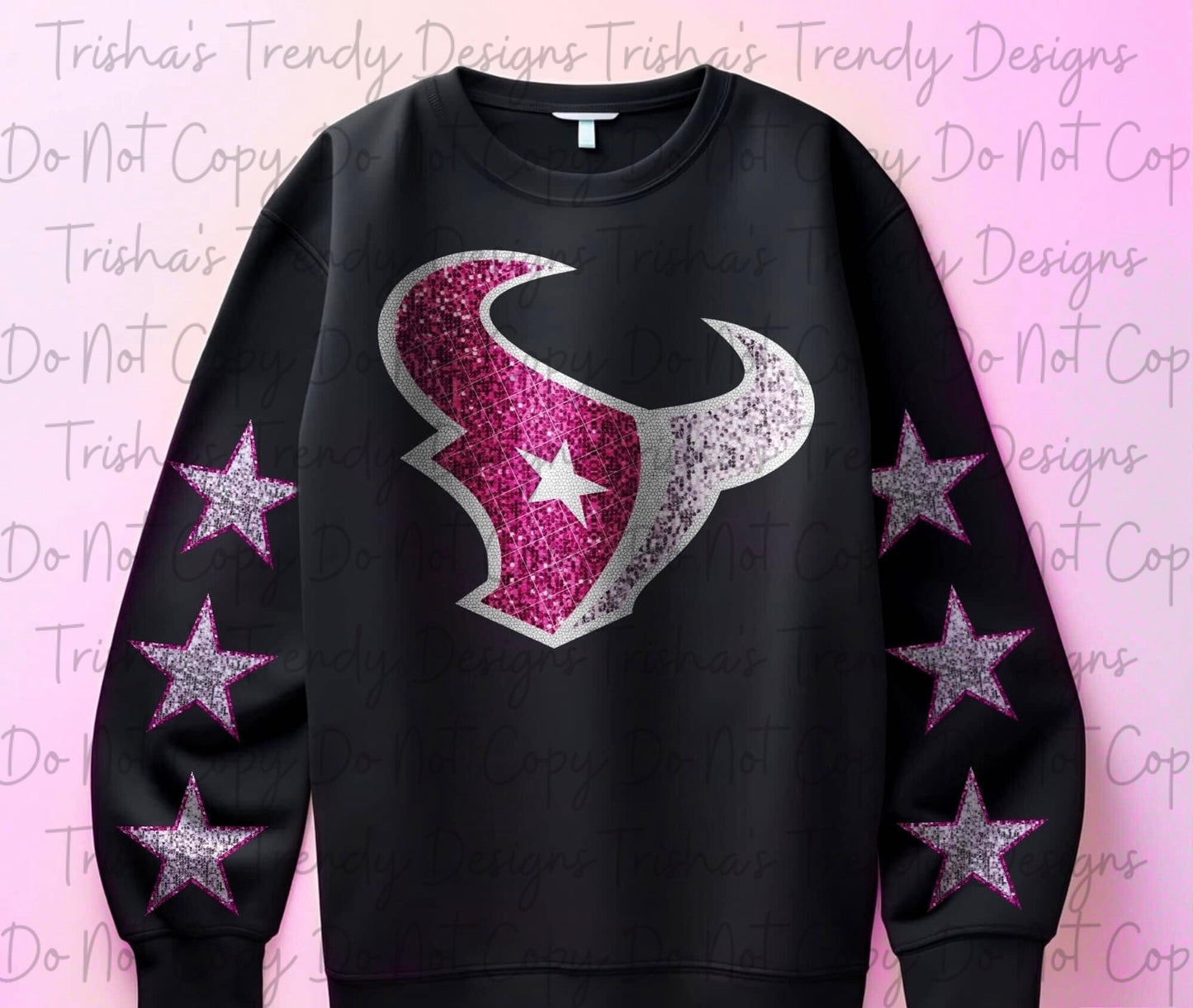 Pink glitter football