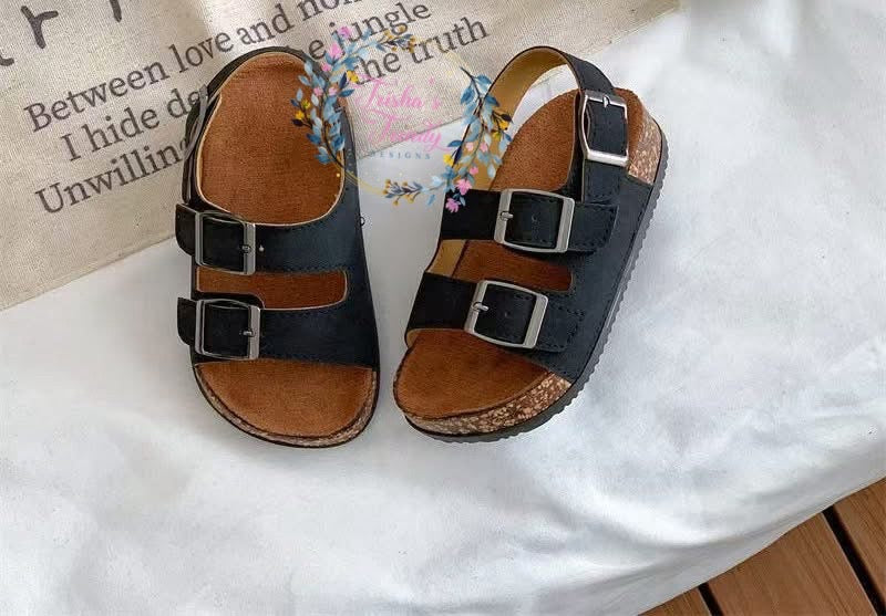 PREORDER: Double Buckle Kids Sandals RERUN