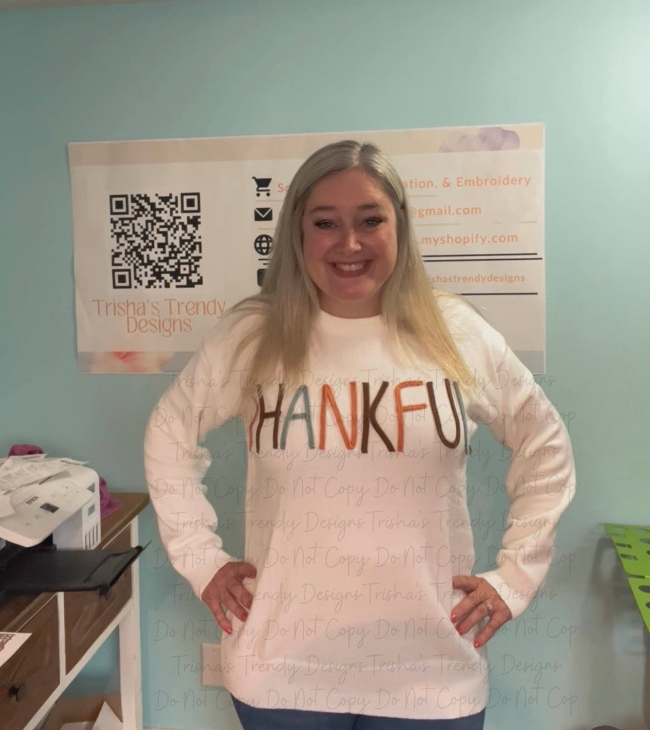 Thankful sweater