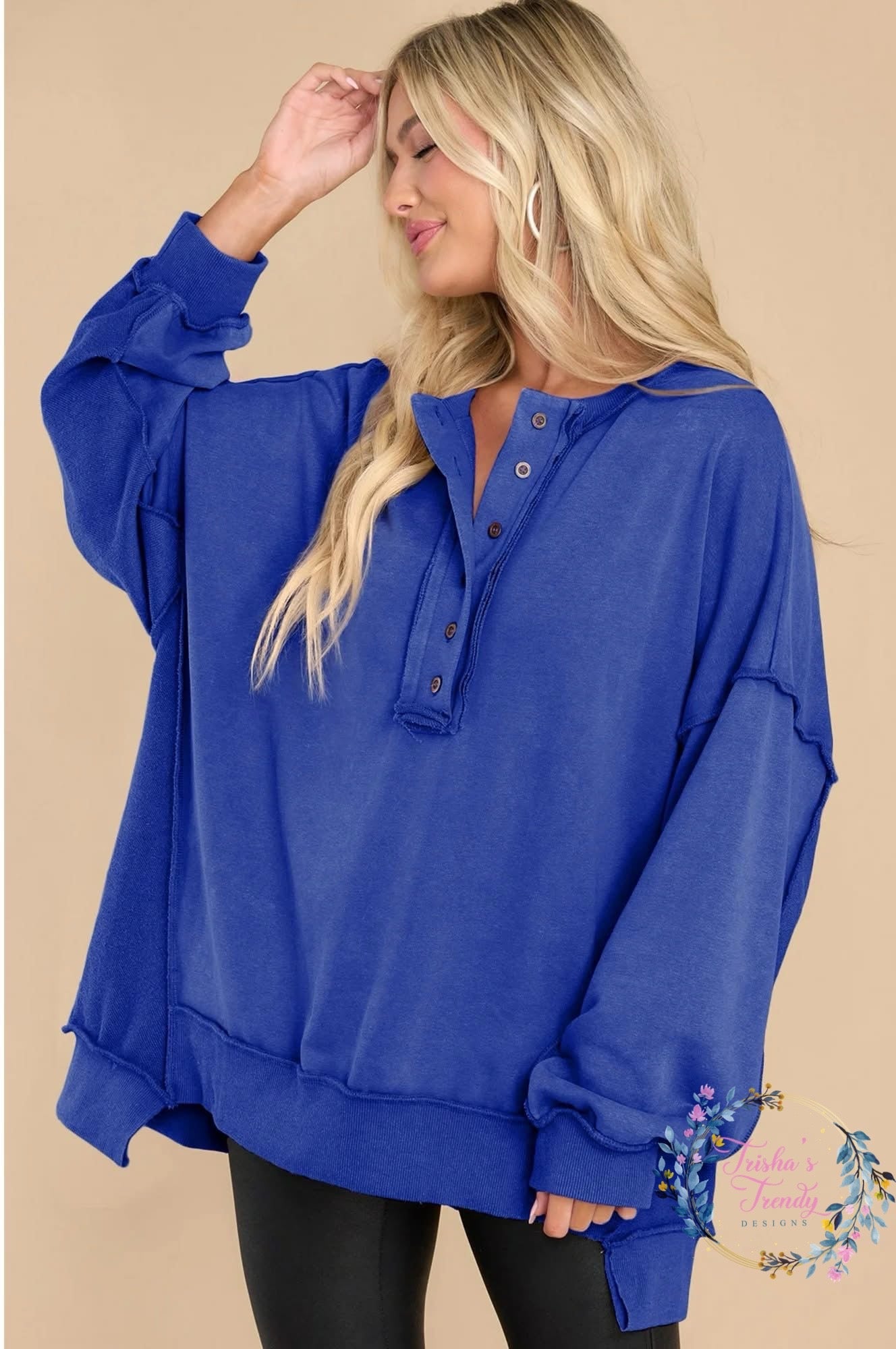 PREORDER: Jessie hi low Henley