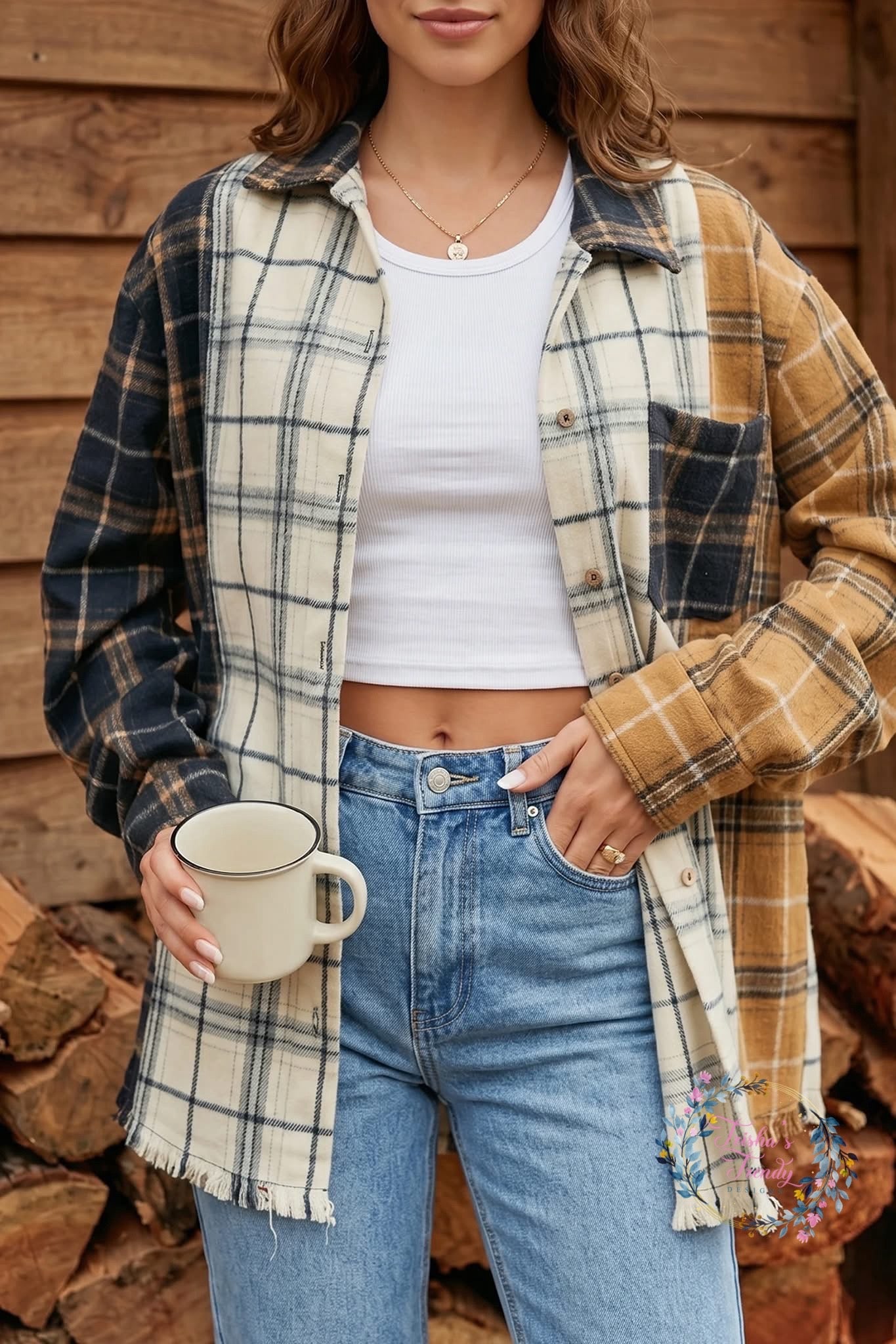 PREORDER: Haisley Multi-Plaid Top