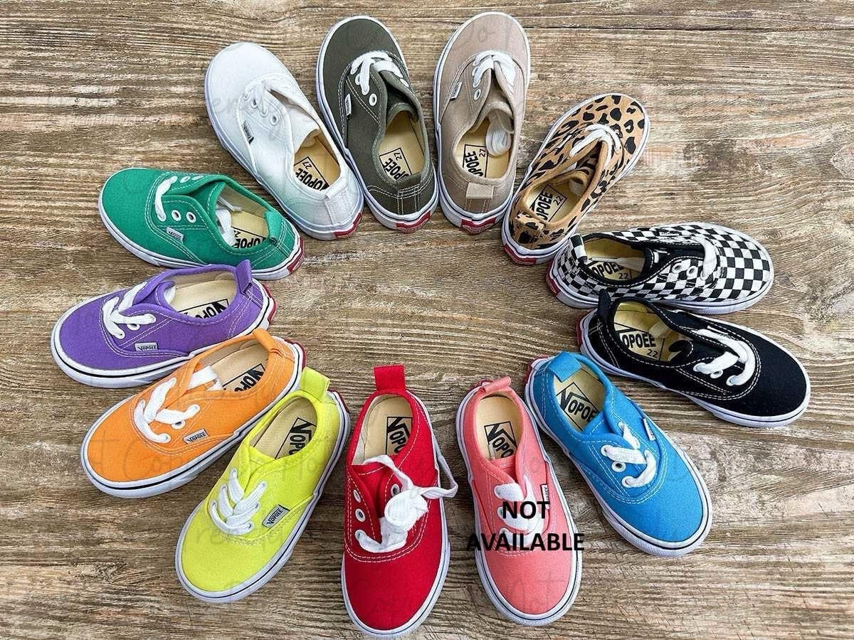 PREORDER: Kid's Cavas Lace-up Shoes
