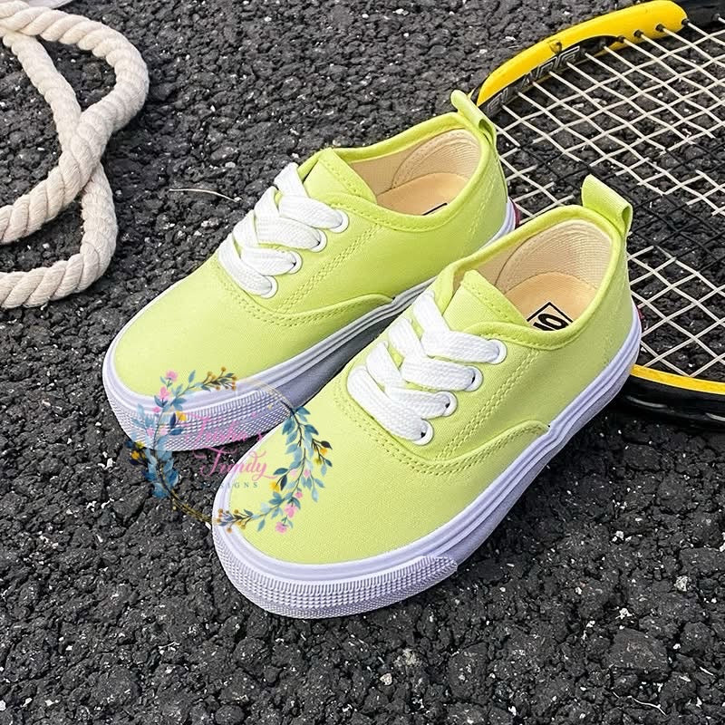 PREORDER: Kid's Cavas Lace-up Shoes