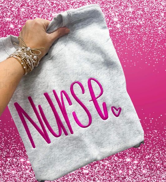 Nurse/teacher Embroidered shirt