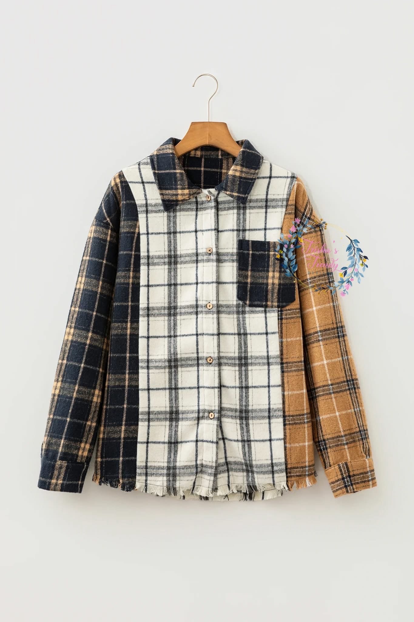 PREORDER: Haisley Multi-Plaid Top