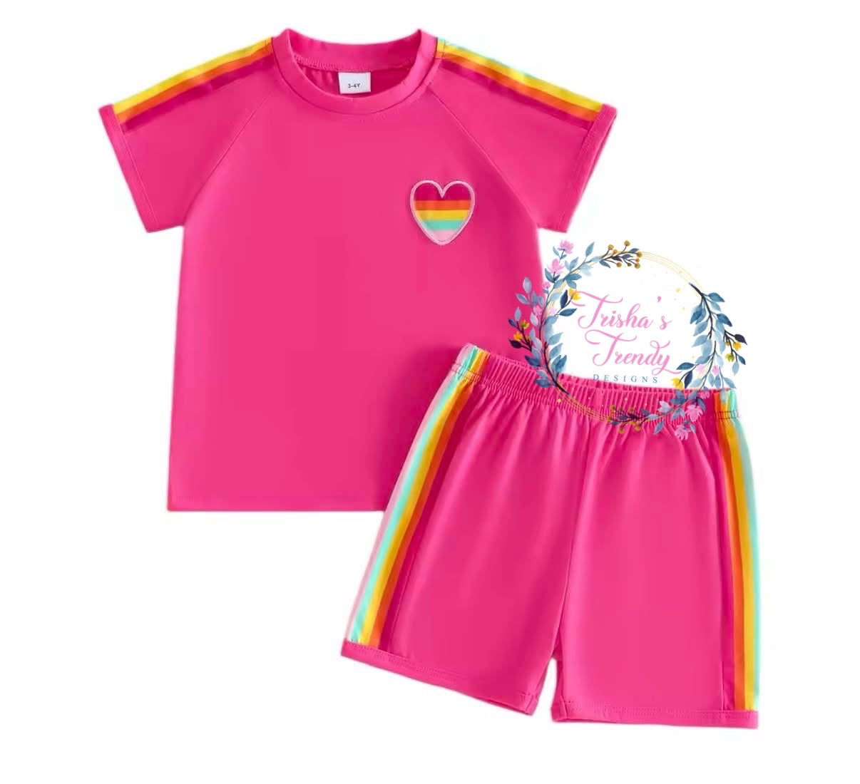 PREORDER: Rainbow Heart Set