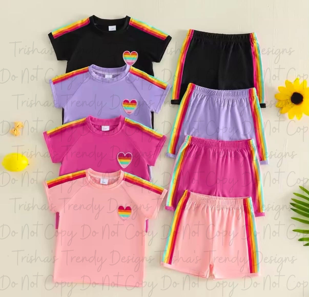 PREORDER: Rainbow Heart Set