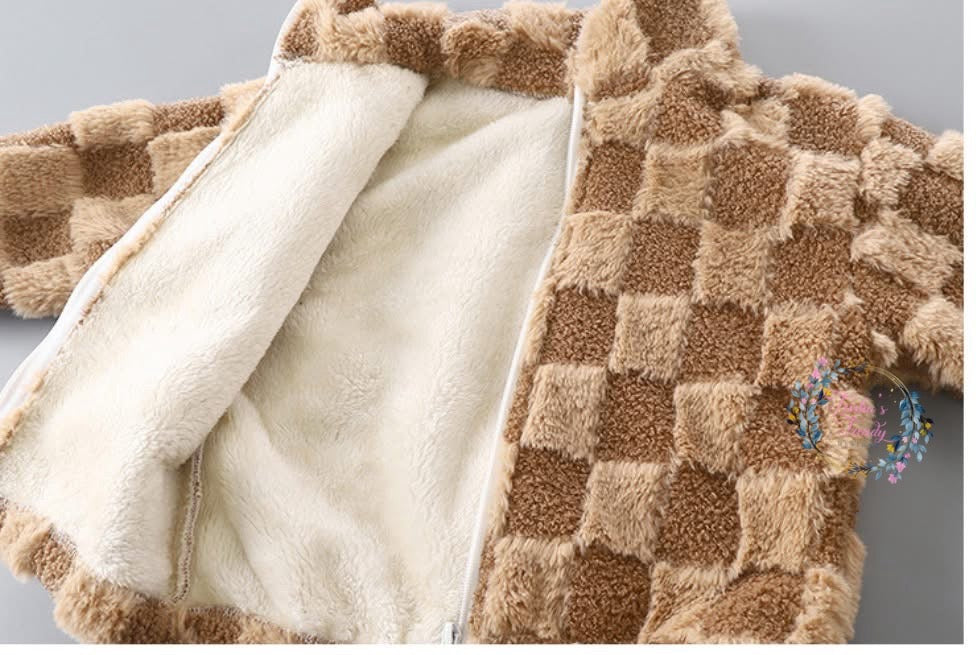 PREORDER: Checker Teddy Bear Fleece RERUN