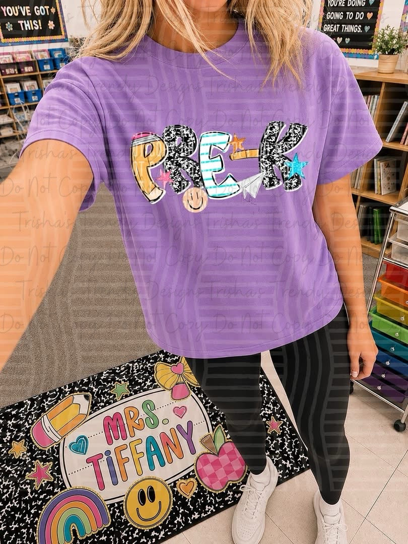 Custom school tee
