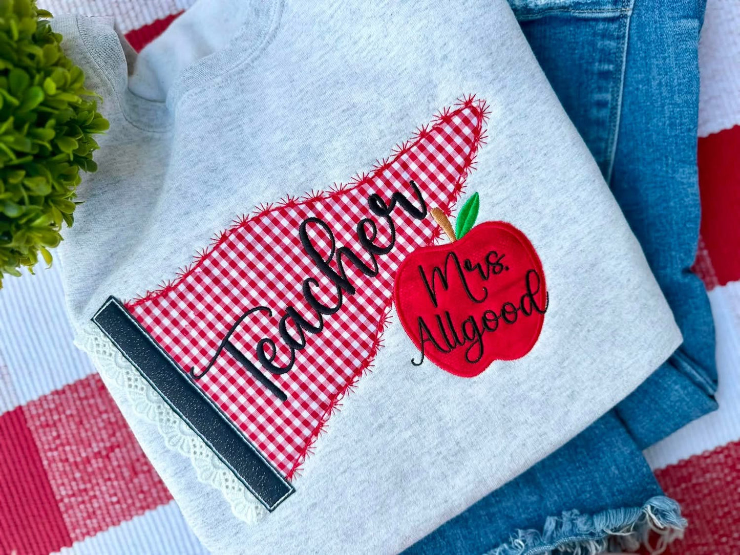 Teacher Lace Flag
