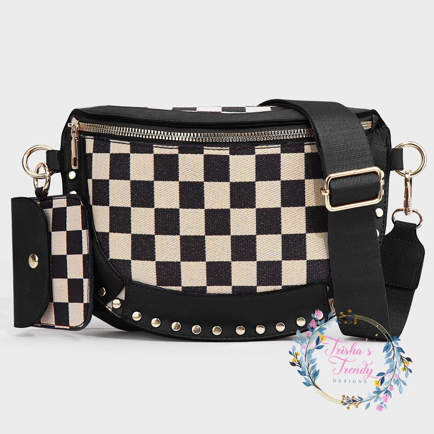 PREORDER: Studded Checker Sling