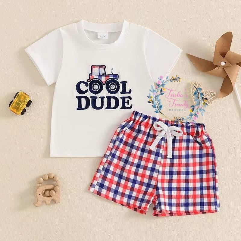 PREORDER: Checkered Shorts Set