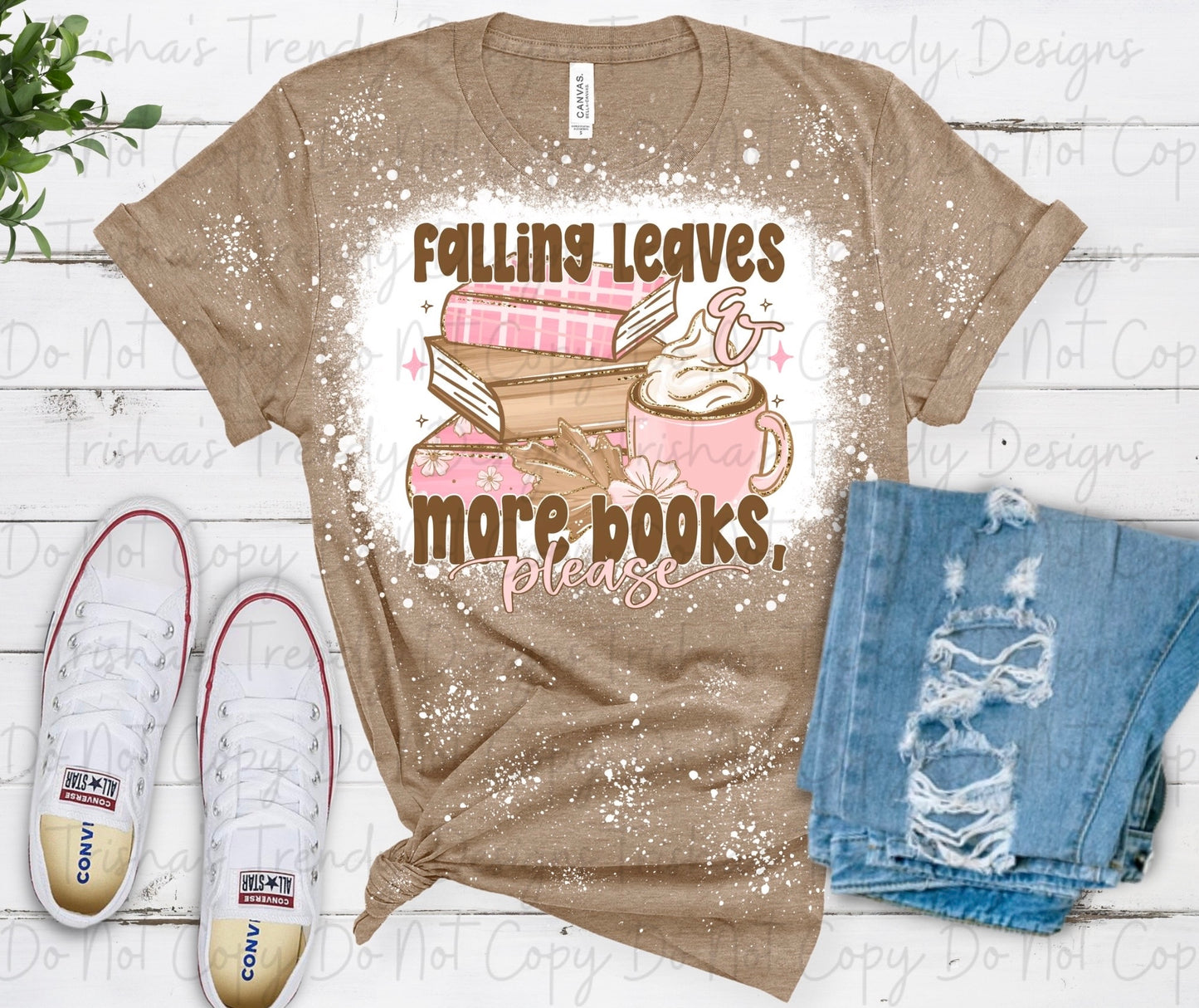 Fall leaves more books please