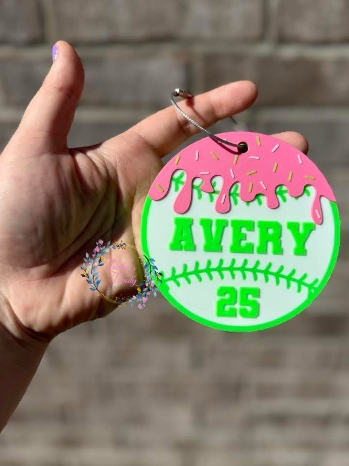Custom bag tag