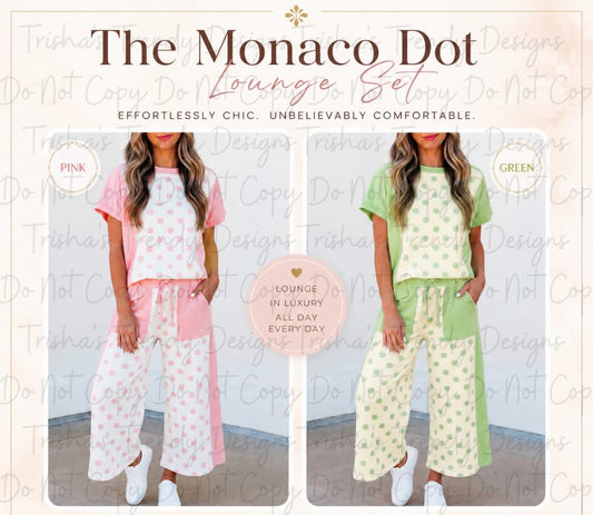 PREORDER: The Monaco Dot Lounge Set