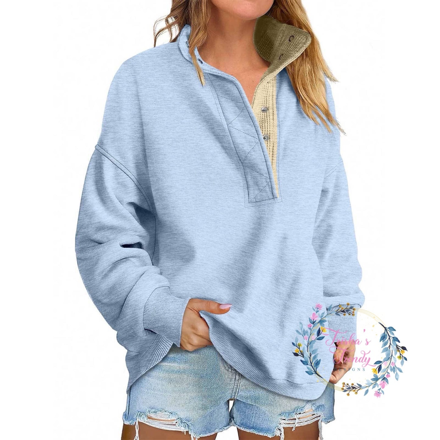 PREORDER: Alexah Waffle Henley