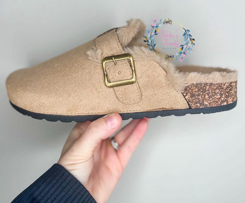 PREORDER: The Rachel Faux Fur Clogs