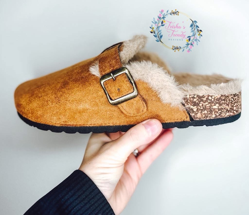 PREORDER: The Rachel Faux Fur Clogs