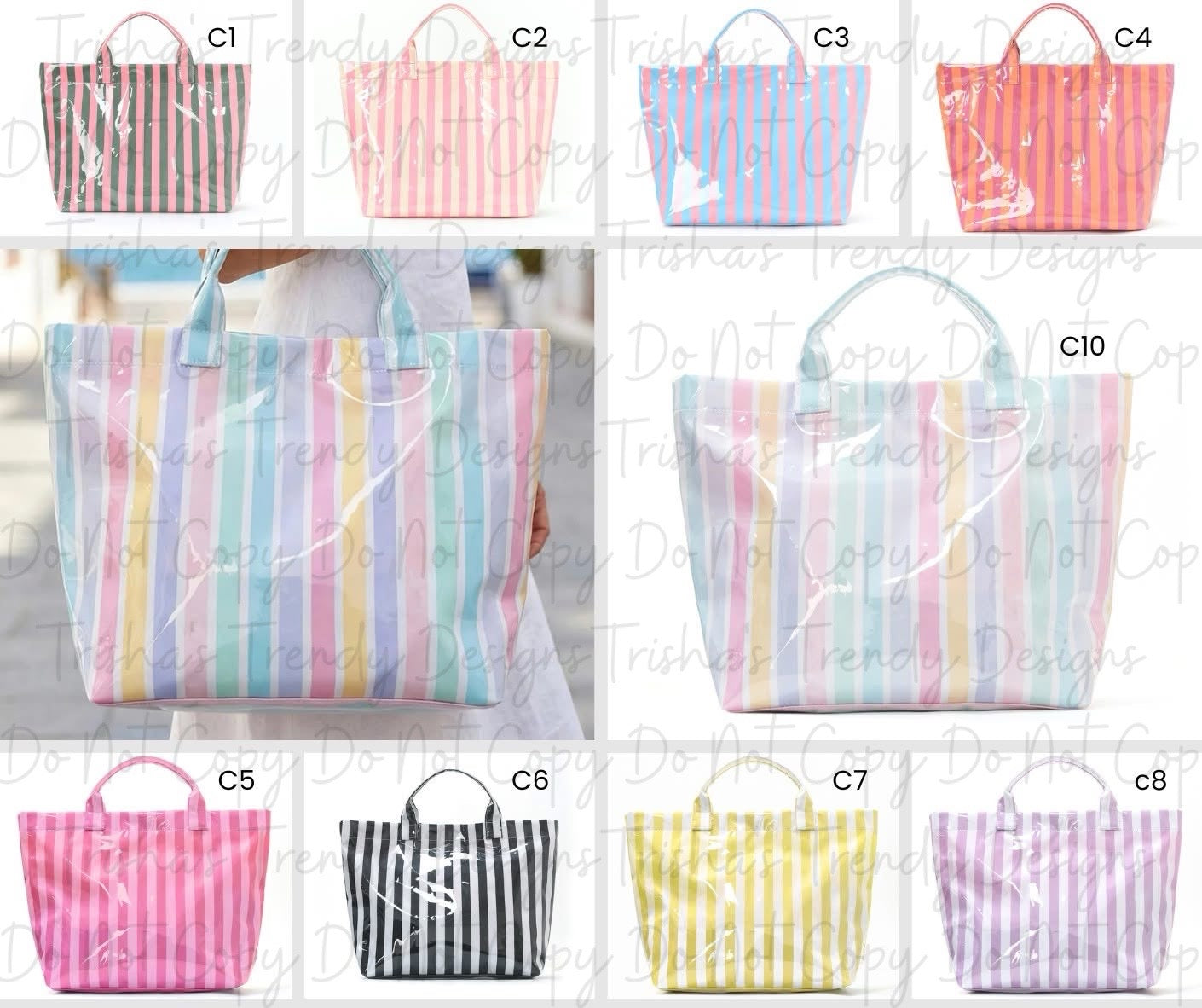 PREORDER: Vinyl Waterproof Tote RERUN