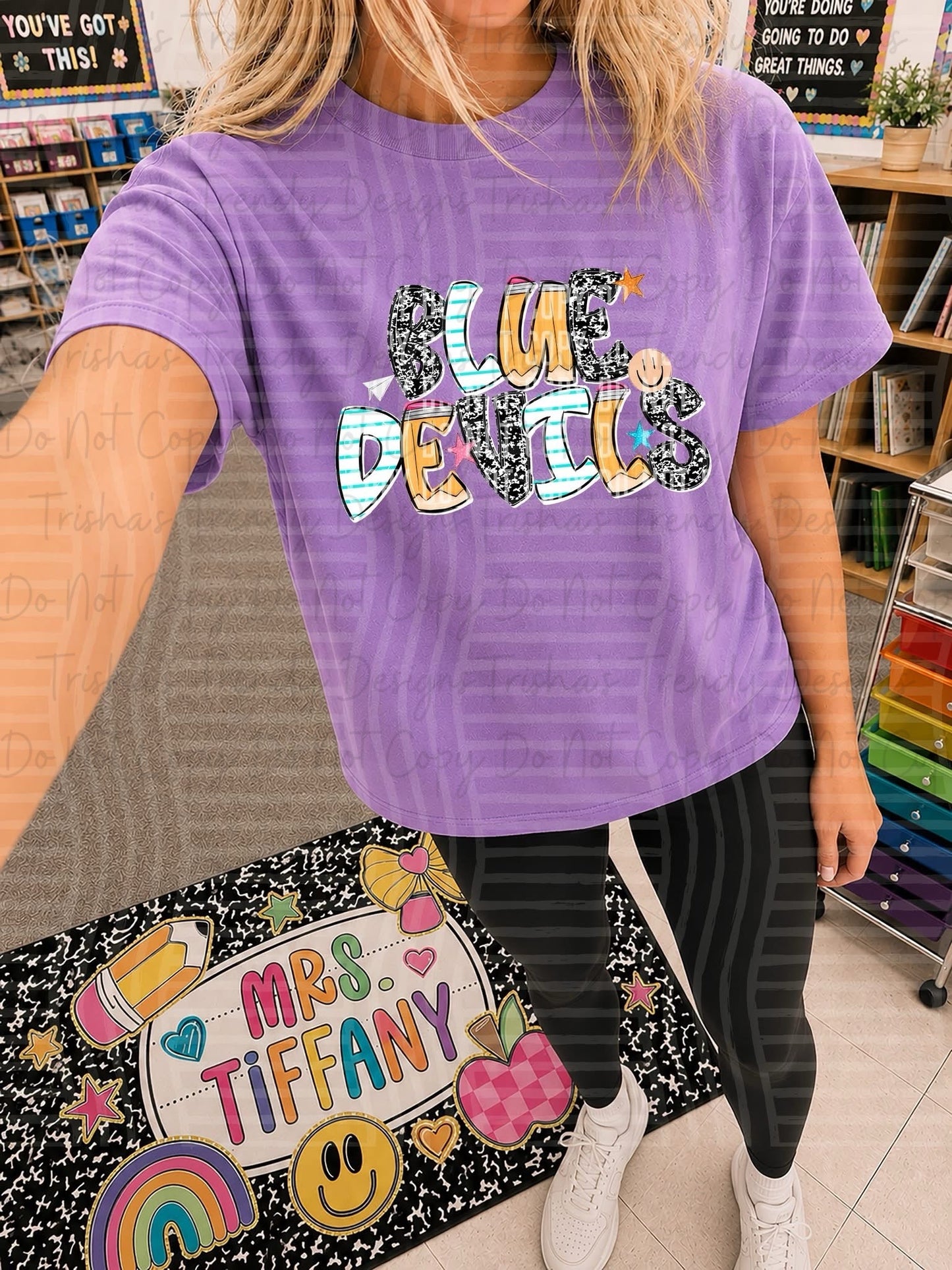 Custom school tee