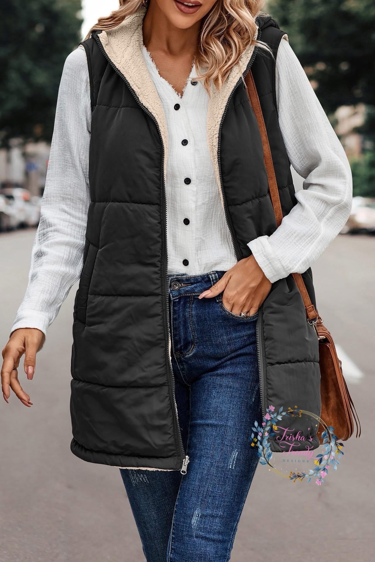 PREORDER: The Ann-Marie Reversable Long Vest