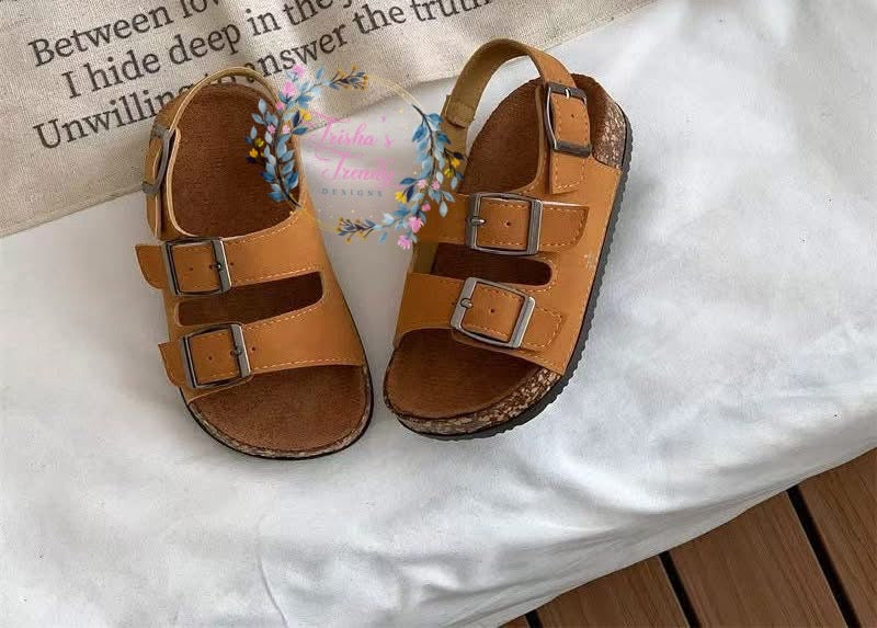 PREORDER: Double Buckle Kids Sandals RERUN