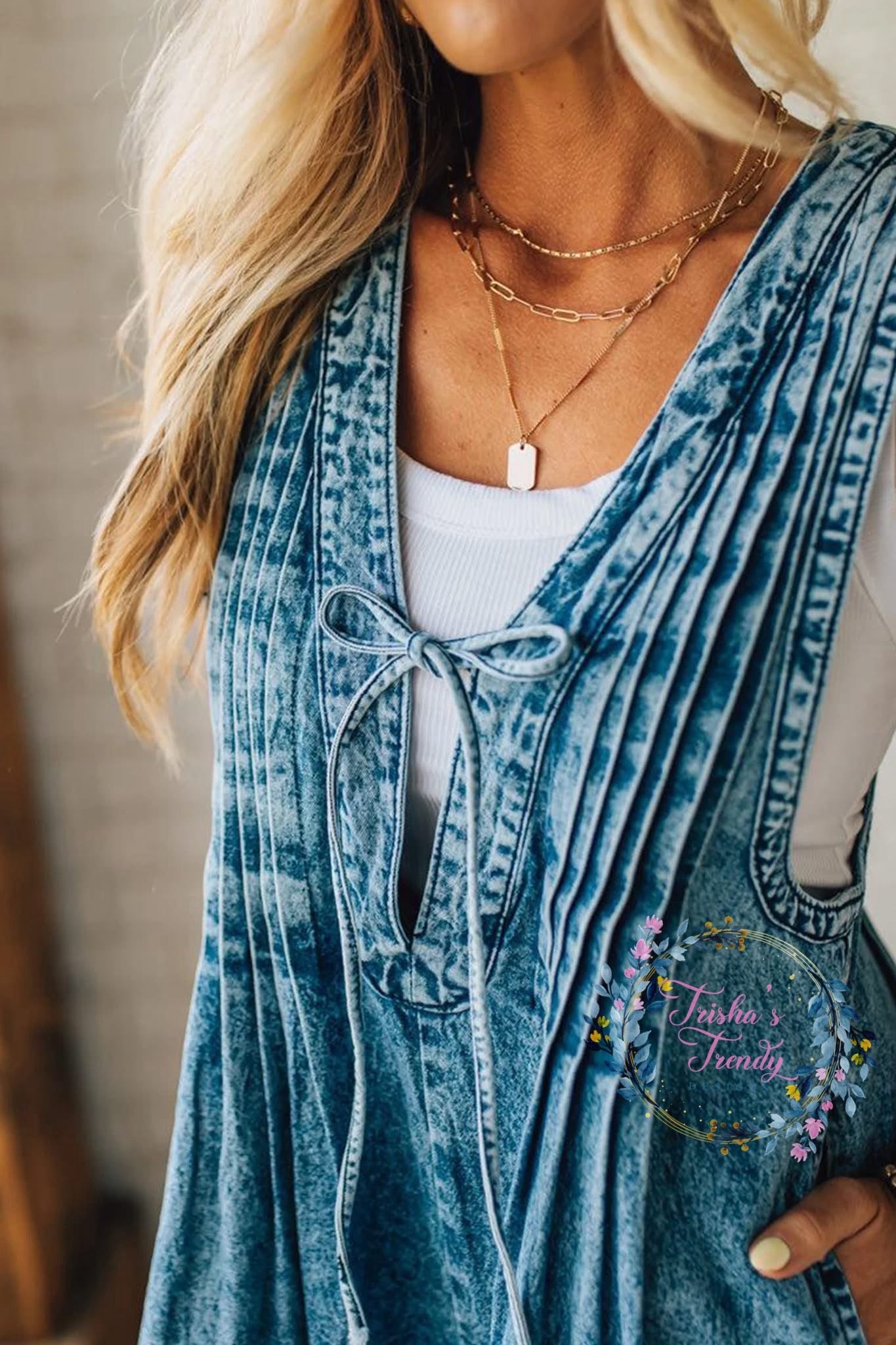 PREORDER: Ride with me Denim Jumper