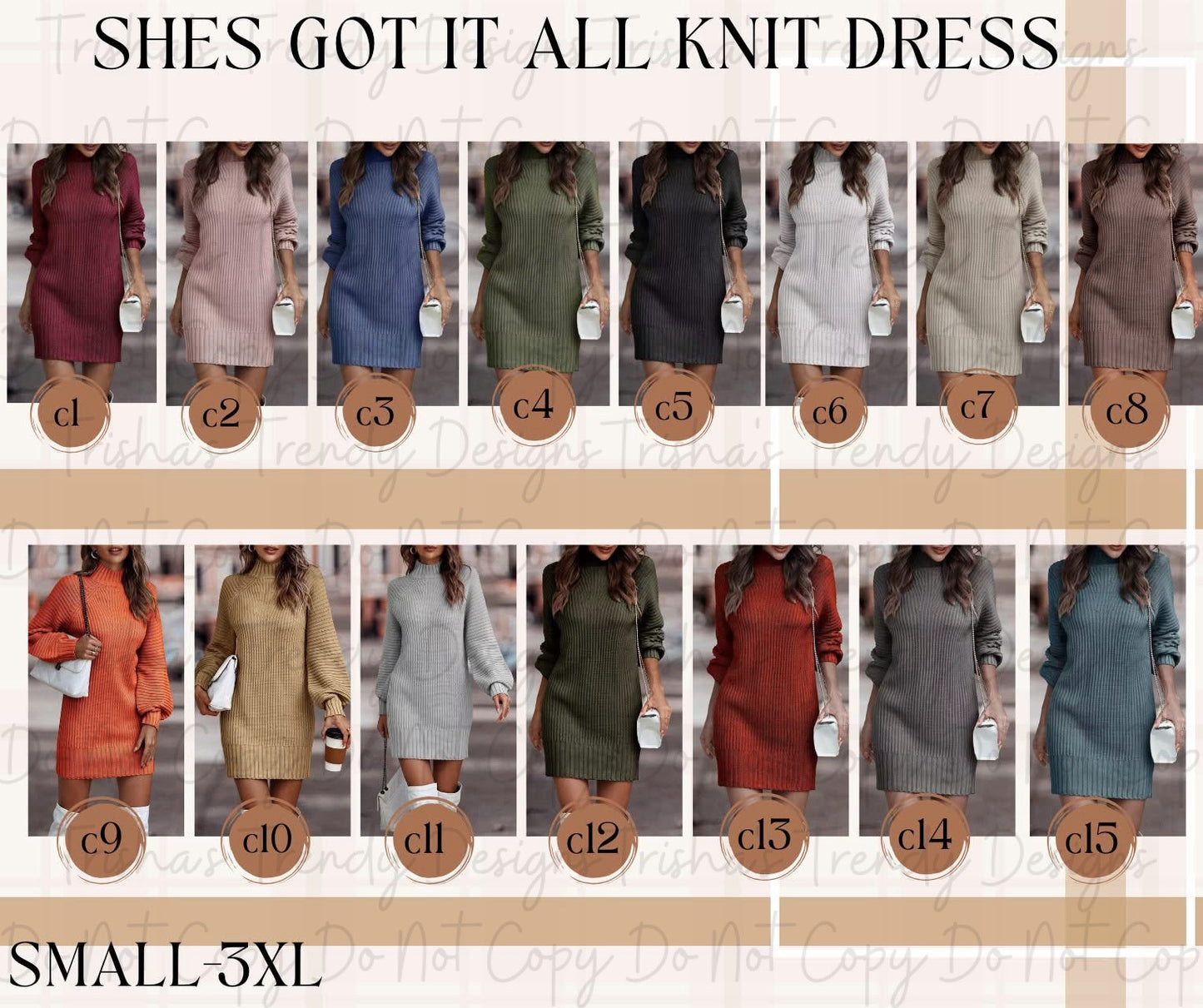 PREORDER: She's got it all dress