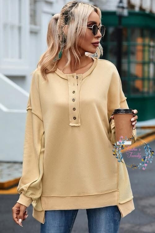 PREORDER: Jessie hi low Henley