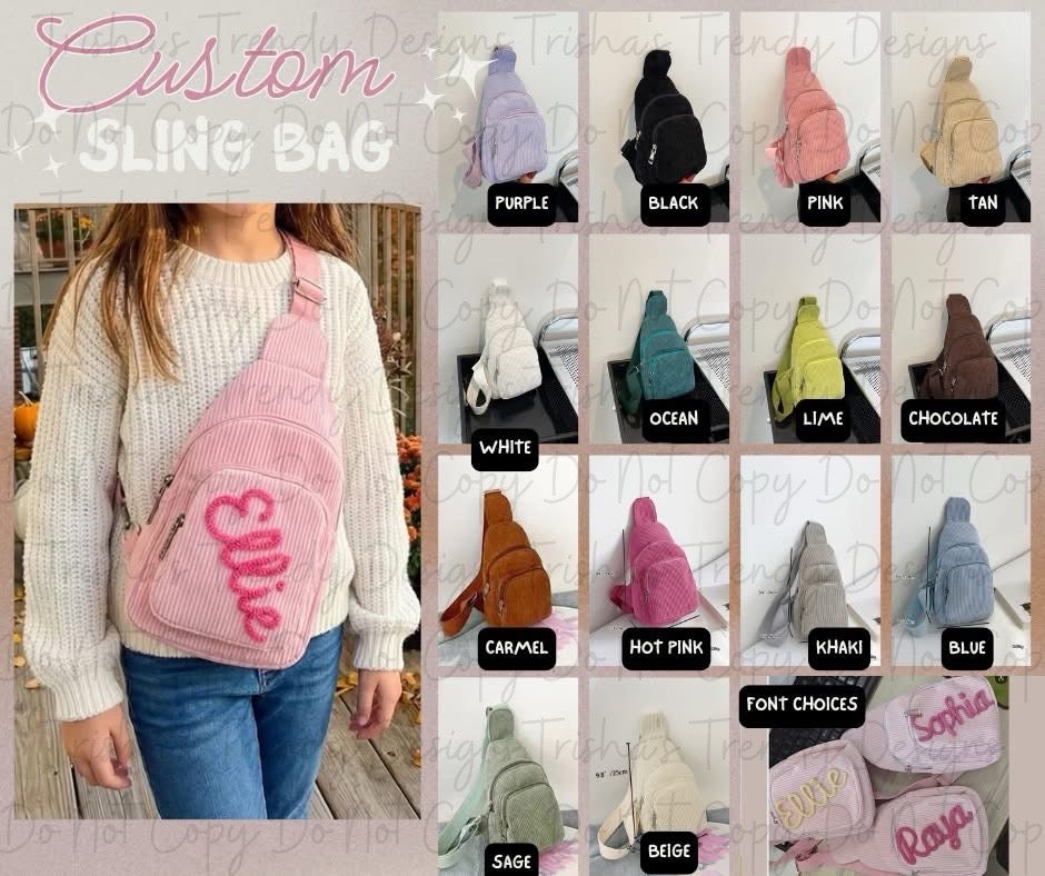 PREORDER: Custom Rope Embroidered Sling