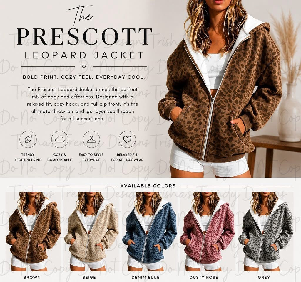PREORDER: The Prescott Leopard Jacket