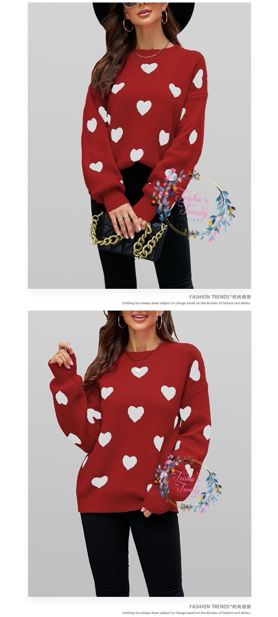 PREORDER: The Hearts All Over Sweater