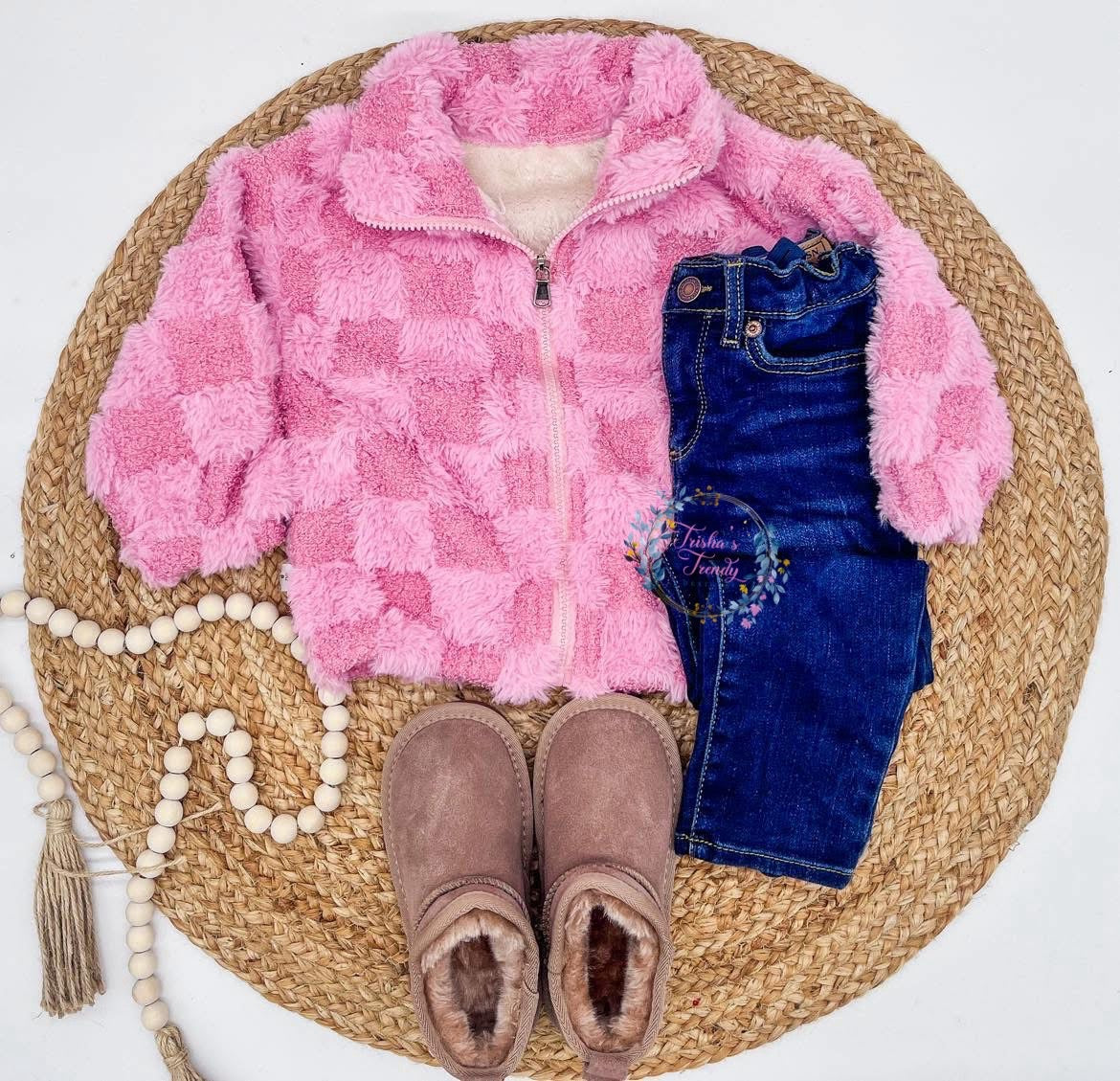 PREORDER: Checker Teddy Bear Fleece RERUN
