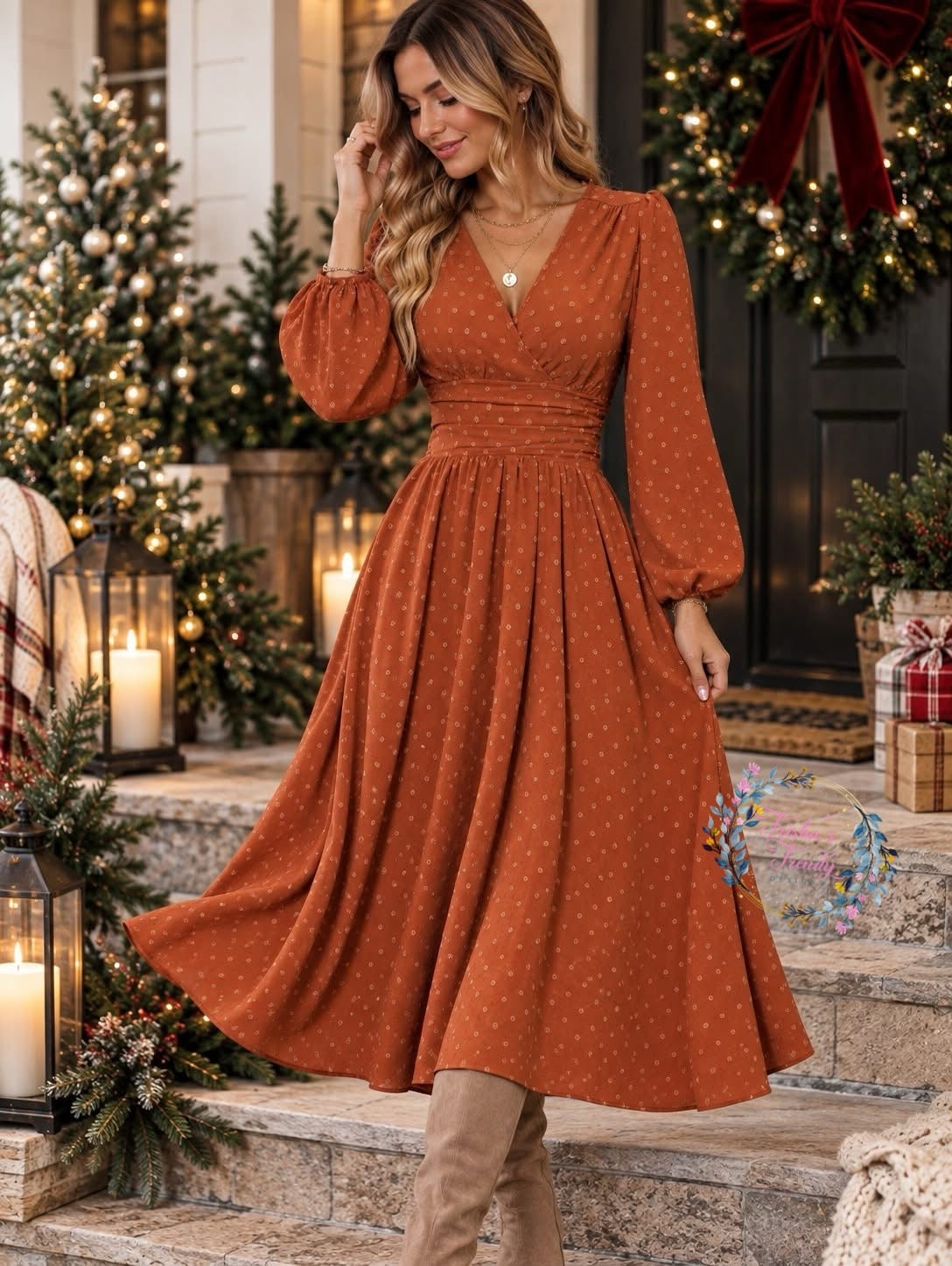 PREORDER: The Holiday Charm Dress