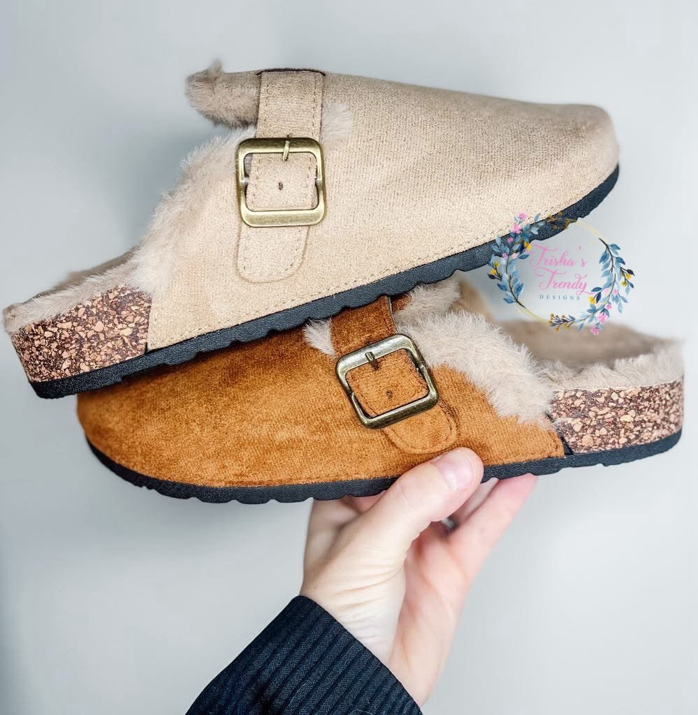 PREORDER: The Rachel Faux Fur Clogs