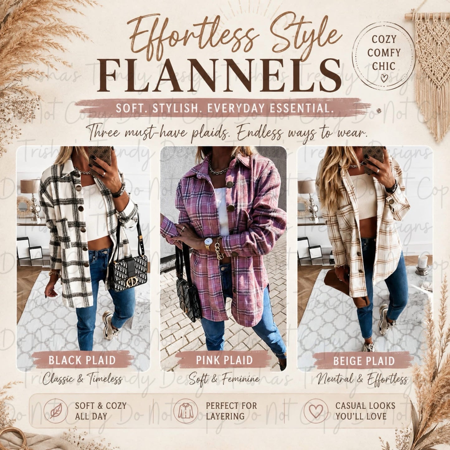 PREORDER: Effortless Style Flannels