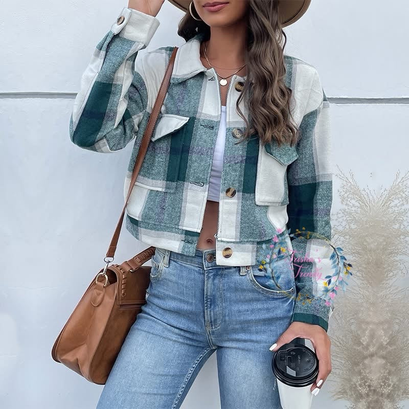 PREORDER: RERUN The Frannie Mid-Crop Flannel