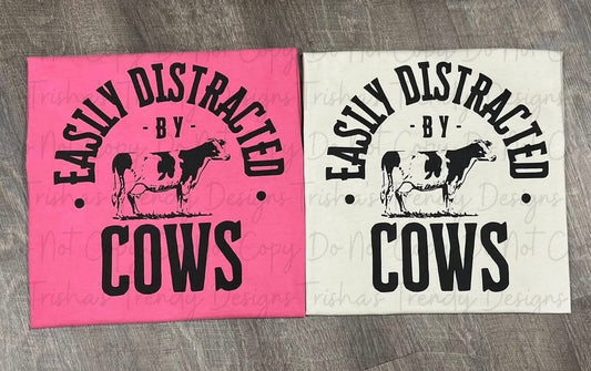 Easily distracted by cows