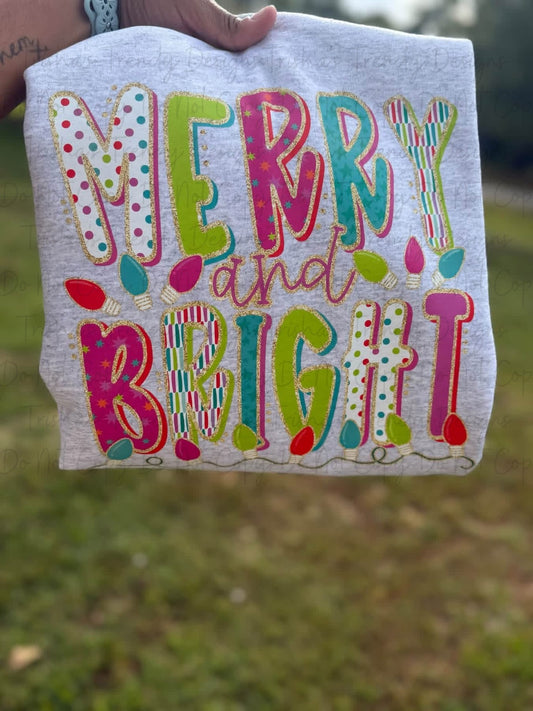 Colorful merry & bright adult