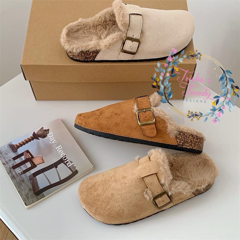 PREORDER: The Rachel Faux Fur Clogs
