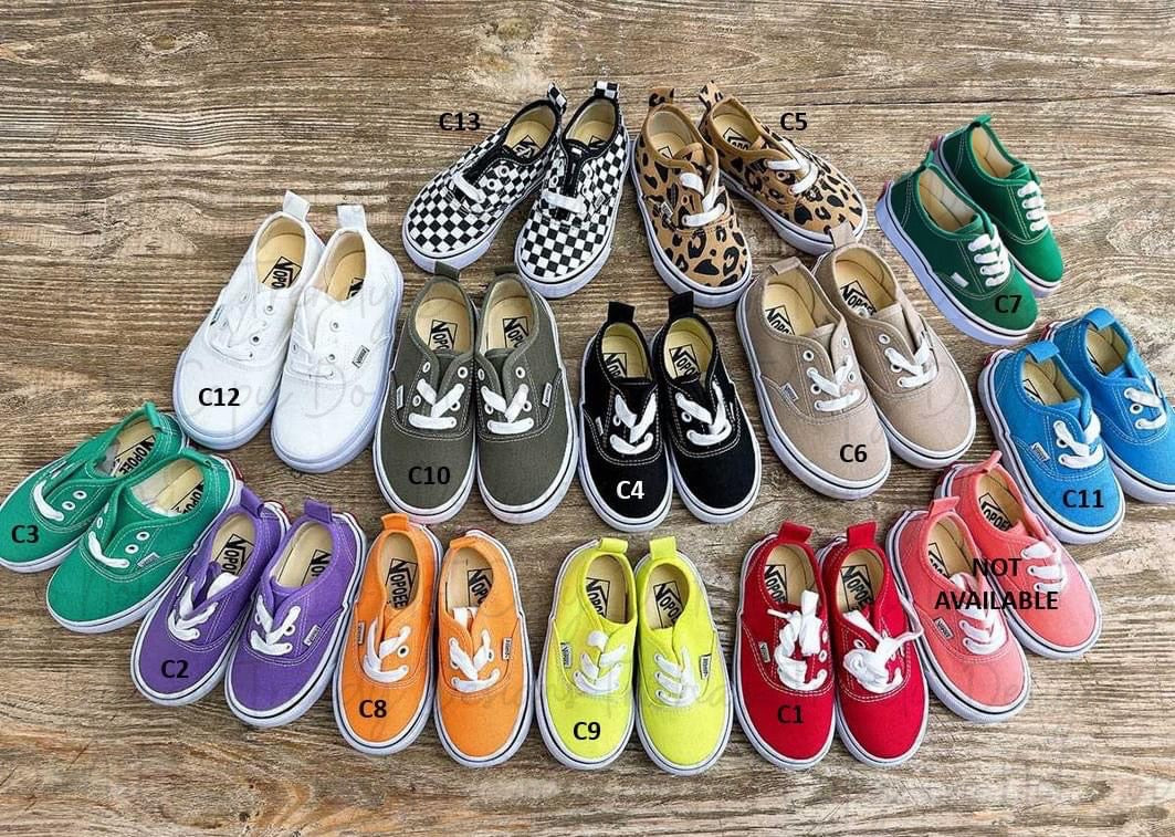 PREORDER: Kid's Cavas Lace-up Shoes