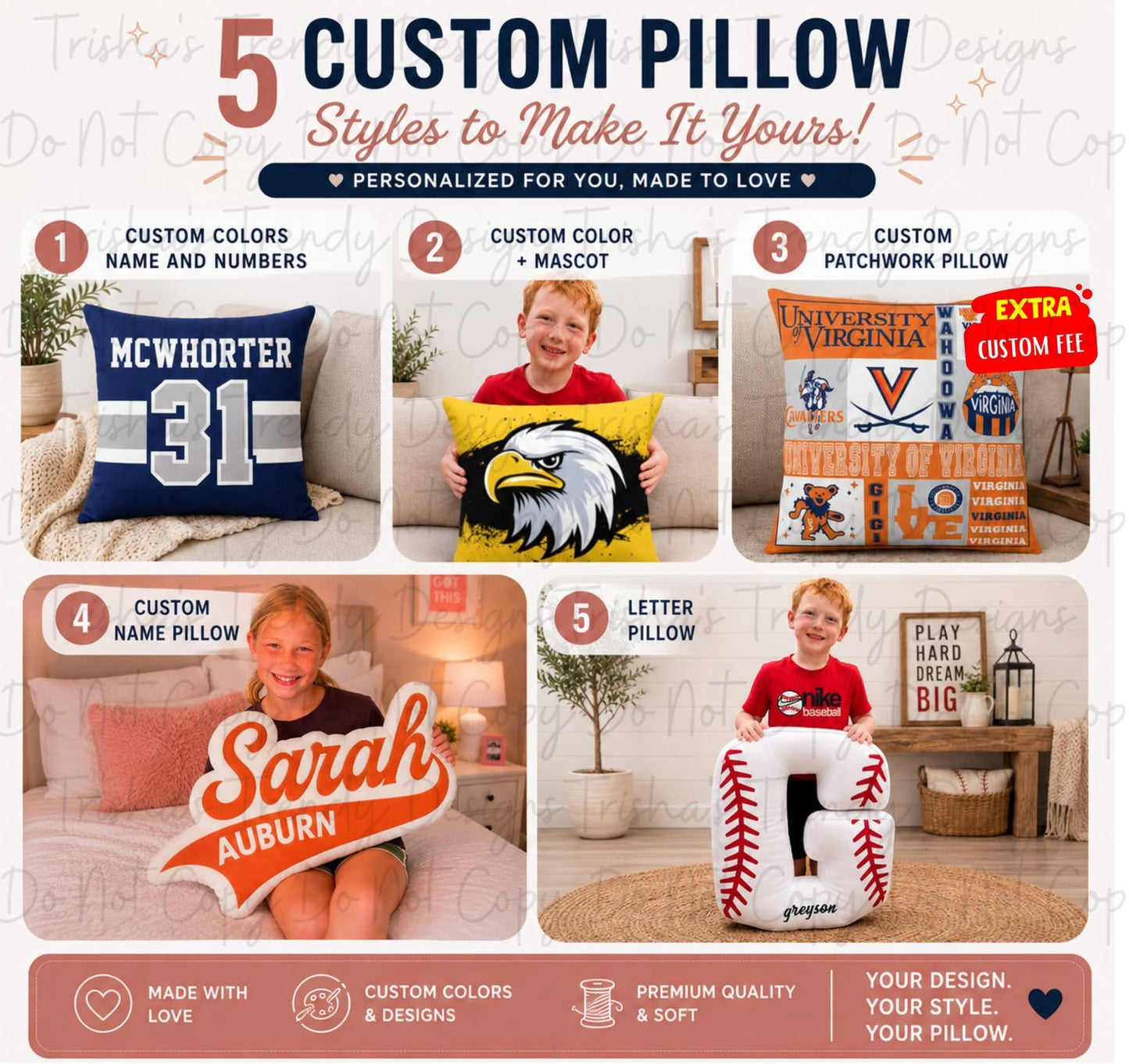 PREORDER: Custom Pillows