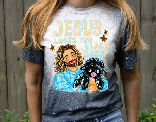 Jesus loves you black sheep