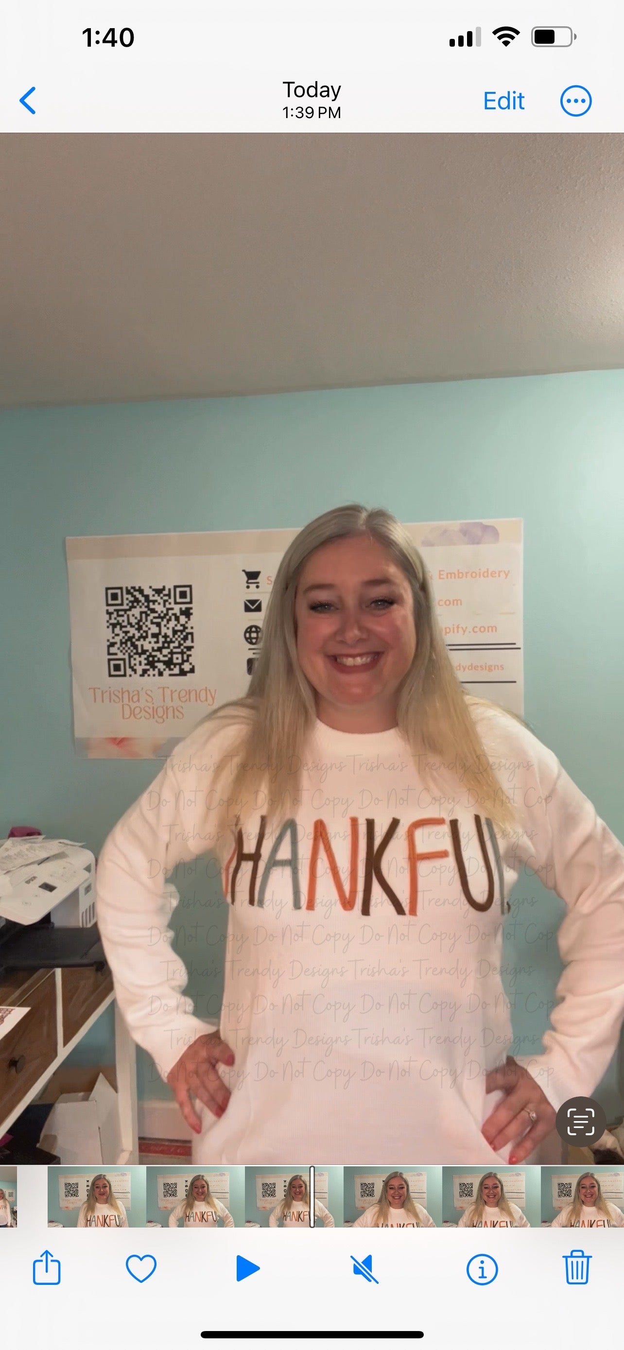 Thankful sweater