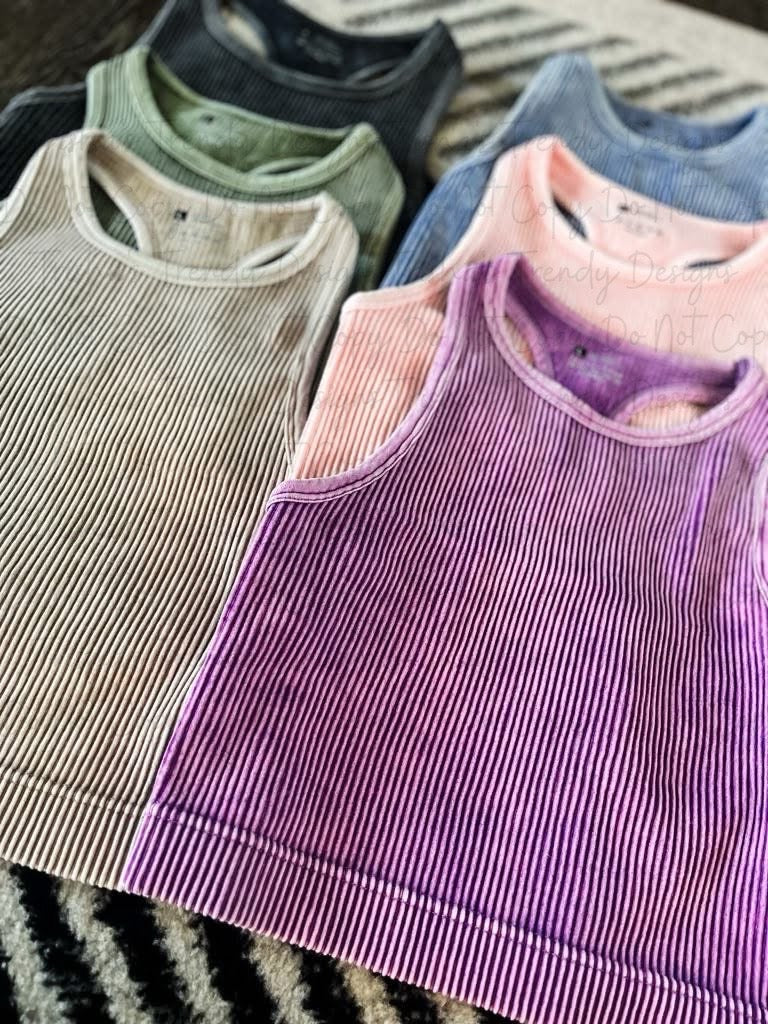 PREORDER: The Libby Ribbed Racerback Tank