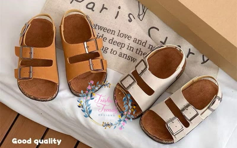 PREORDER: Double Buckle Kids Sandals RERUN