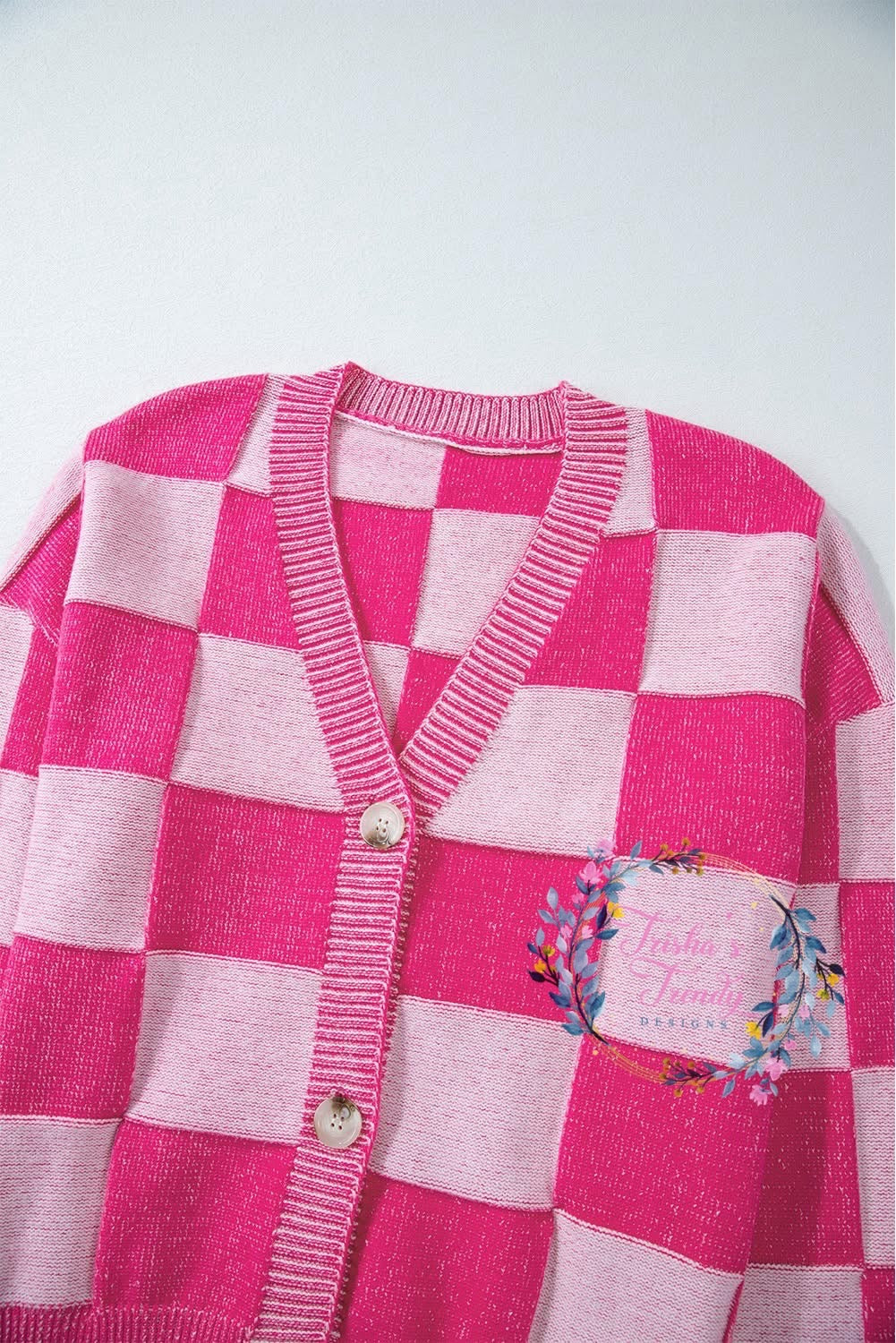 PREORDER: Checker Button Cardi